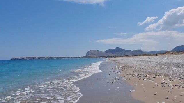 Rhodes: Walking along Afandou Beach смотреть онлайн