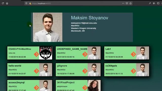 Using the GITHUB api to build my own interface смотреть онлайн