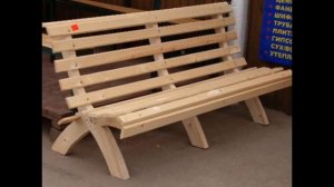 Скамейка со спинкой своими руками