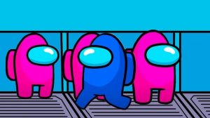 Анимация Амонг Ас СТО 100 Девушек | Among Us Animation With 100 Girls