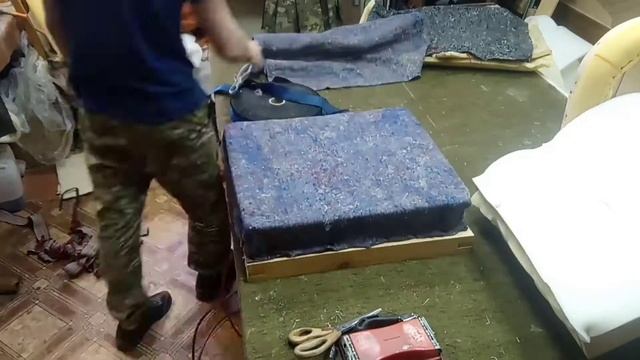 Перетяжка своими руками современного кресла смотреть онлайн