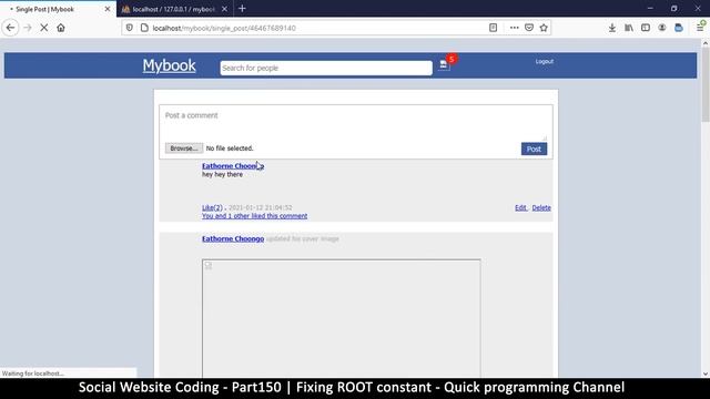Social Website from scratch - Part 150 - Clean URLs 3 | OOP PHP with MYSQL Database смотреть онлайн
