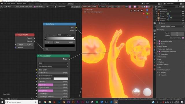 Blender - Stylized Emission Shader (Blender 2.8) смотреть онлайн
