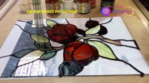 Как своими руками сделать заливной витраж.  Витраж для дома семьи, подробный мастер класс.