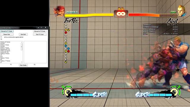 SF4 Show-off. A Scripting Tool For Street Fighter 4