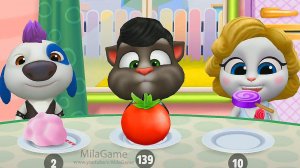 МОЙ ГОВОРЯЩИЙ ТОМ 2 #73 друзья Анджела Ухаживаем за питомцем #Том_2 #Том