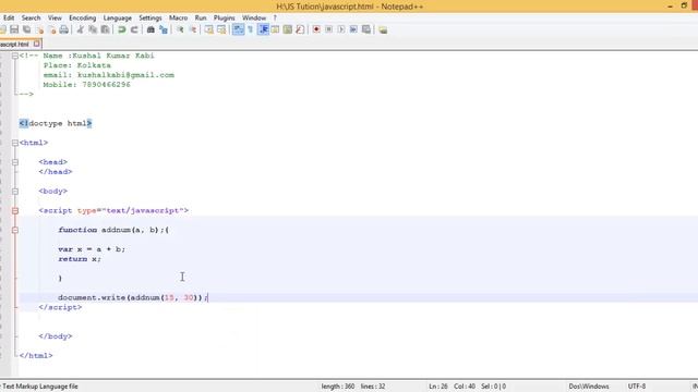 05-Return Statement in Java Script - Tutorial in Bengali смотреть онлайн