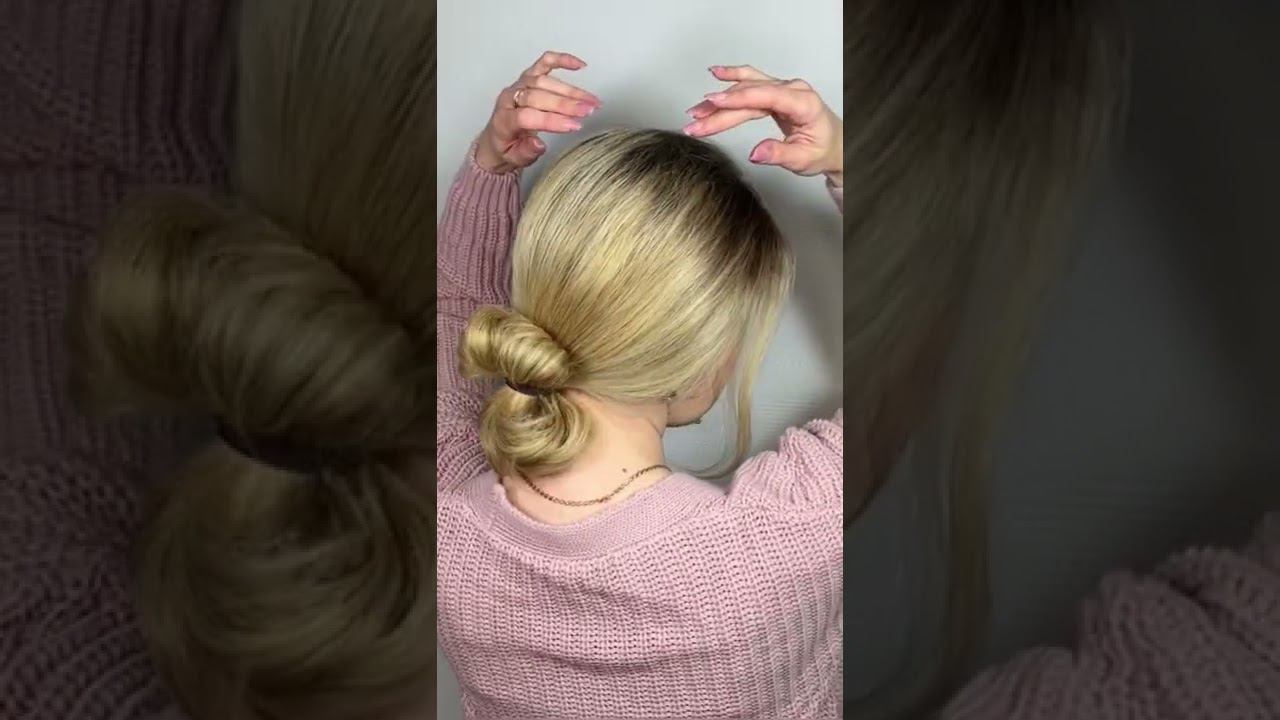 Вау! Какая простая и красивая прическа! #прически смотреть онлайн