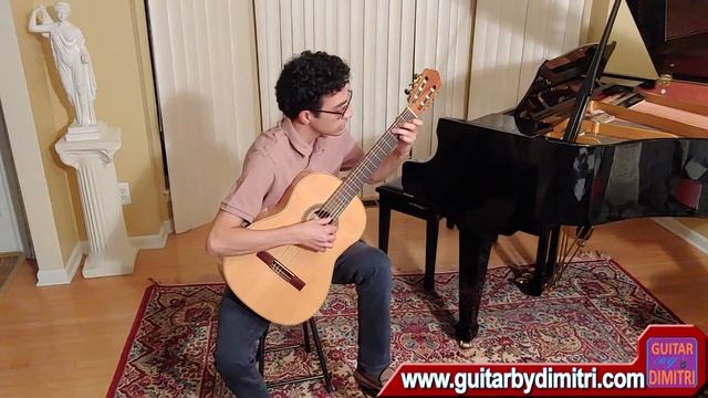 Wedding March by Mendelssohn - Dimitri Kapatais on classical guitar смотреть онлайн