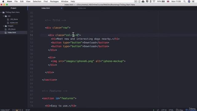 Bootstrap CSS Applying Grid Layout Tutorial - Web development смотреть онлайн