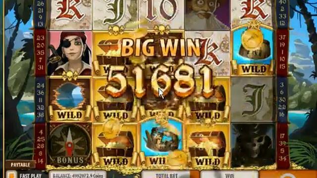 175,100 Big Win - Treasure Island Slot Game смотреть онлайн
