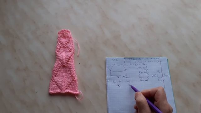 Обзор и мои расчёты по вязанию кофточки с круглой кокеткой. смотреть онлайн