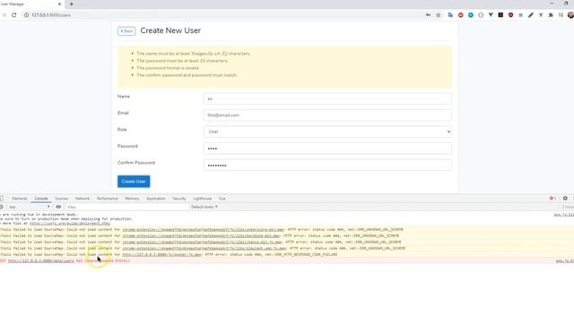 Users Managament System #14 Handling Validation for StoreUserRequest - Laravel, VueJS смотреть онлайн