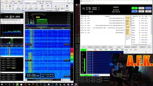 HAM Radio JS8Call RX Test -AFK- 20220204 смотреть онлайн
