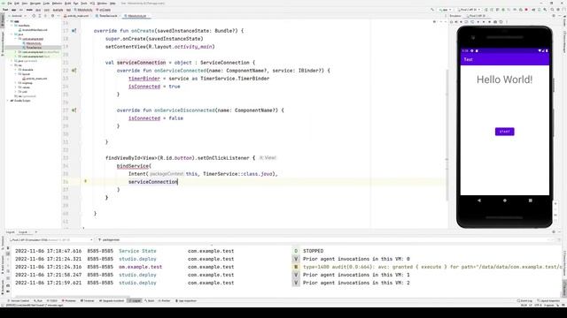 Binding to an Android Service смотреть онлайн