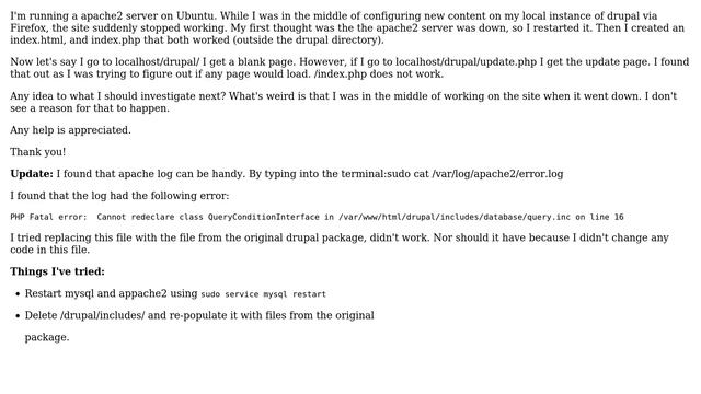 Drupal: /Drupal/ Stopped working (2 Solutions!!) смотреть онлайн