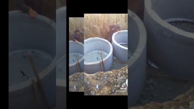 Монтаж септиков, кессонов, колодцев, выгребных ям из железобетонных колец под ключ.89826059421