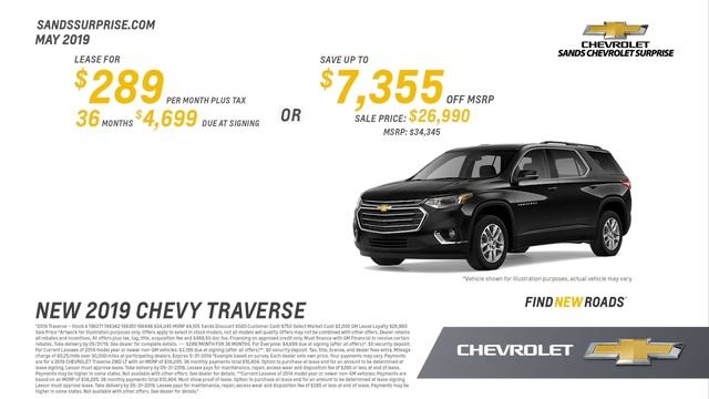 2019 Chevrolet Traverse Offer Sands Chevrolet Surprise May SP 2 смотреть онлайн