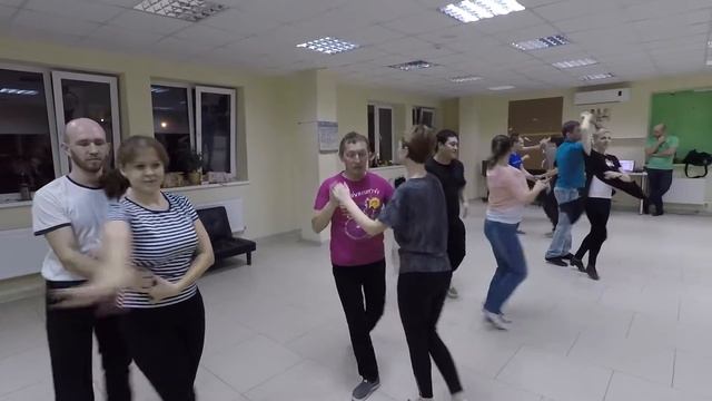Salsa lessons. Занятие в школе танцев Palladium - salsa on2 смотреть онлайн