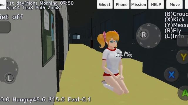 [School Girls Simulator] HOW TO FIND THE INVISIBLE FLYING CARPET !!! смотреть онлайн
