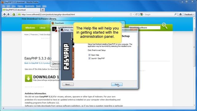 EasyPHP, a freeware MySQL and PHP development environment смотреть онлайн