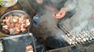 УЗБЕКСКИЙ ШАШЛЫК НА МАНГАЛЕ