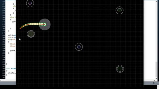 Processing (Java) Lovely Caterpillar смотреть онлайн