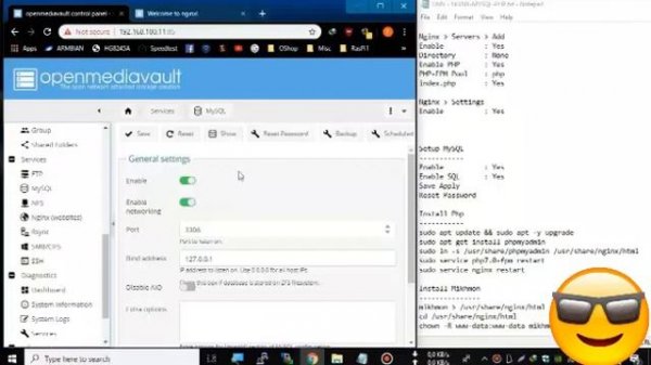 install Nginx MySQL Php MyAdmin Mikhmon STB HG680P Armbian Linux Dengan Openmediaavault
