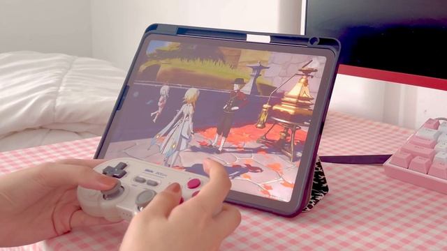 genshin impact short gameplay | ipad air 5 | 8bitdo controller смотреть онлайн