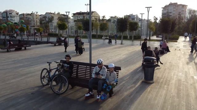 Набережная Boğaçay район Konyaaltı Liman. смотреть онлайн