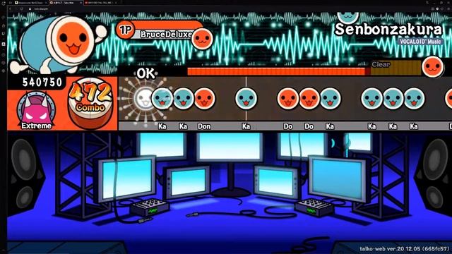 Taiko no Tatsujin Browser/Web Version (No Download) Extreme Oni 7/10 ★ Full Combo!! смотреть онлайн
