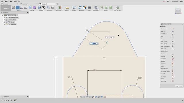 Fusion 360 - Sketch Dimensions Beginner's Guide смотреть онлайн