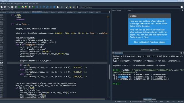 Football players detection project using python and opencv (part6) смотреть онлайн