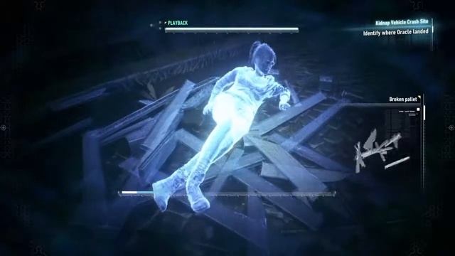 Batman Arkham Knight - Oracle kidnap vehicle crash site investigation смотреть онлайн