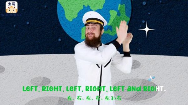 Directions Dance _ SPACE ACTION SONG _ Wormhole English - Songs for Kids