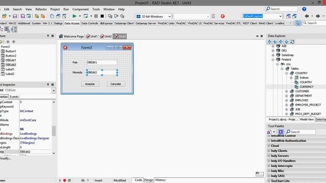 Delphi - Ejercicio basico con bases de datos смотреть онлайн