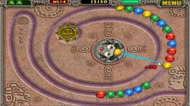 ностальгирую игра ZUMA Deluxe смотреть онлайн