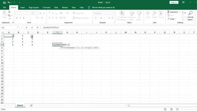 How to Use Offset Function in Excel смотреть онлайн