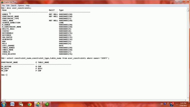 SQL LEC 14 DATA DICTIONARIES смотреть онлайн
