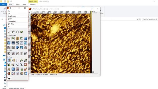 Turn 2D AFM/SEM images into 3D using Gwyddion software смотреть онлайн