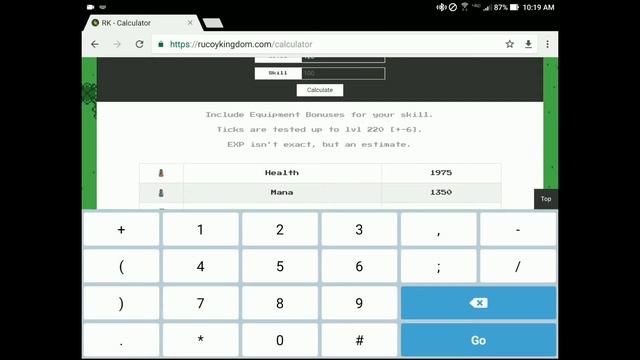 Rucoy Online - Skill Training Tips With The Rucoy Calculator?