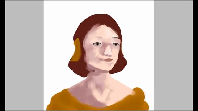 Рисую портрет в ibis Paint X смотреть онлайн