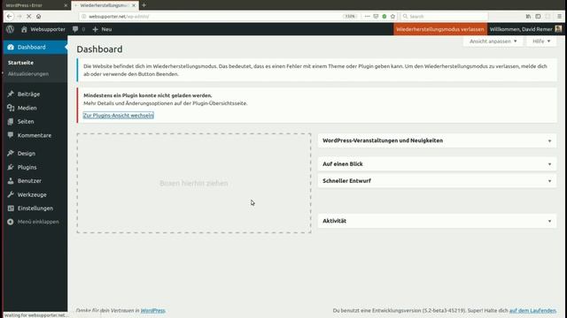 Fatal Error Recovery Mode in WordPress смотреть онлайн