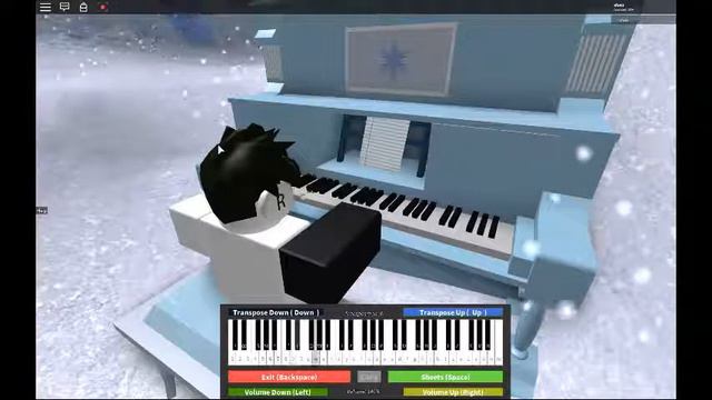 The Snowman - Walking In the Air (Christmas Special!) VIRTUAL PIANO ROBLOX смотреть онлайн