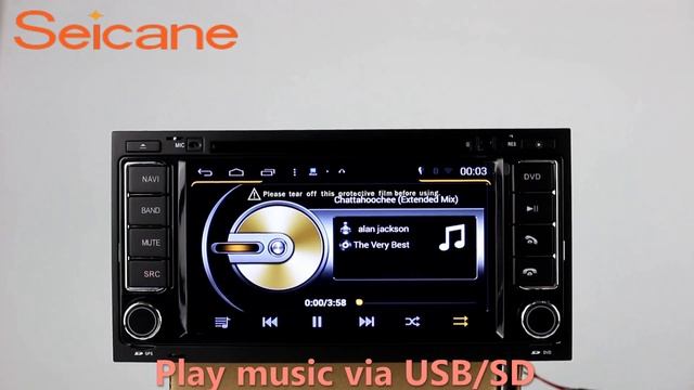 Seicane Android 4.4.4 dvd player radio gps head unit for 2003-2010 VW Volkswagen Touareg смотреть онлайн