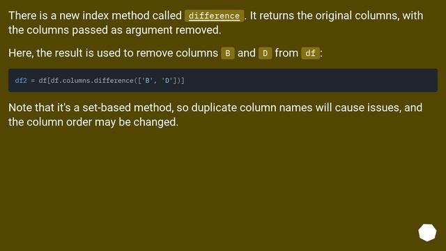 Selecting/excluding sets of columns in pandas смотреть онлайн