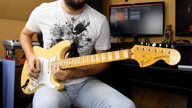 Melodic Heavy Metal guitar solo improvisation смотреть онлайн