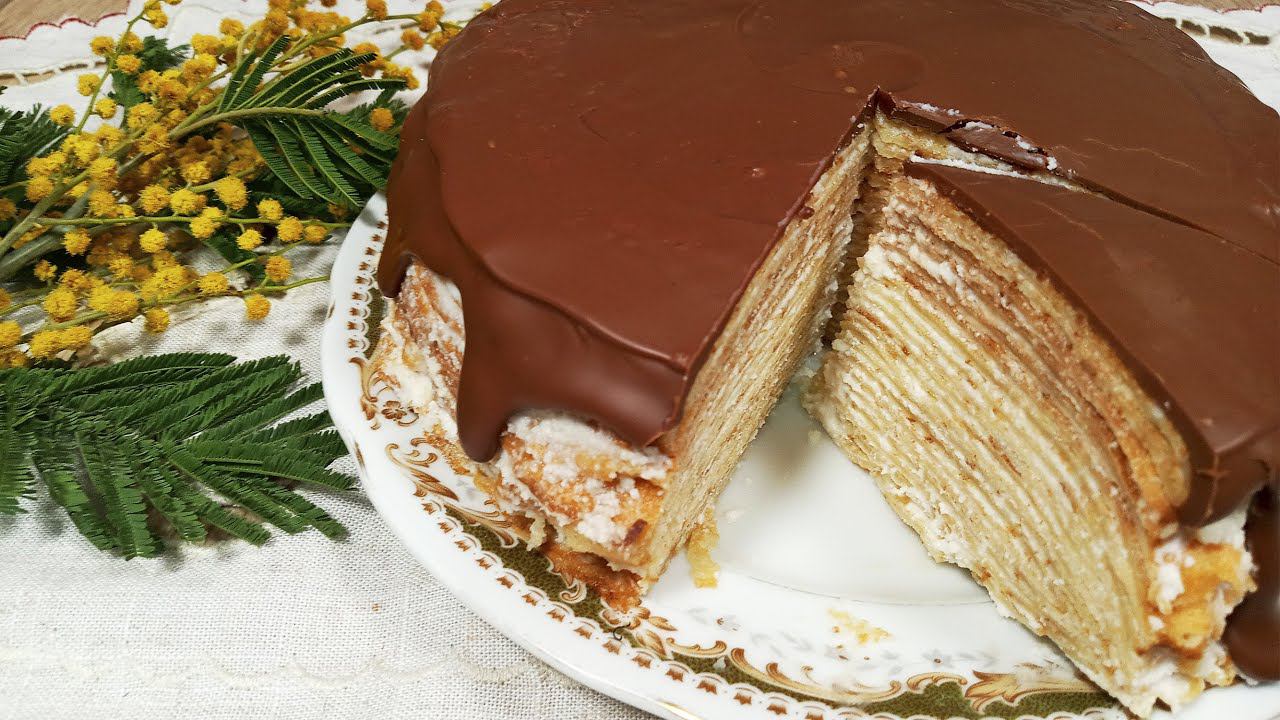 Рецепт блинного торта - «Здравствуй, Масленица!» ВСЕХ ПОТРЯС МОЙ БЛИННЫЙ ТОРТ смотреть онлайн