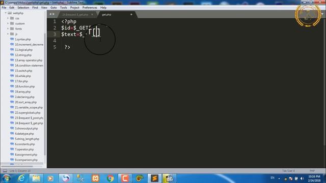 Qhia website php ( $_REQUEST $_GET) part24 смотреть онлайн
