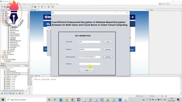 Cost-efficient Outsourced Decryption of Attribute Based Encryption Schemes |Java Project | Free Cod смотреть онлайн